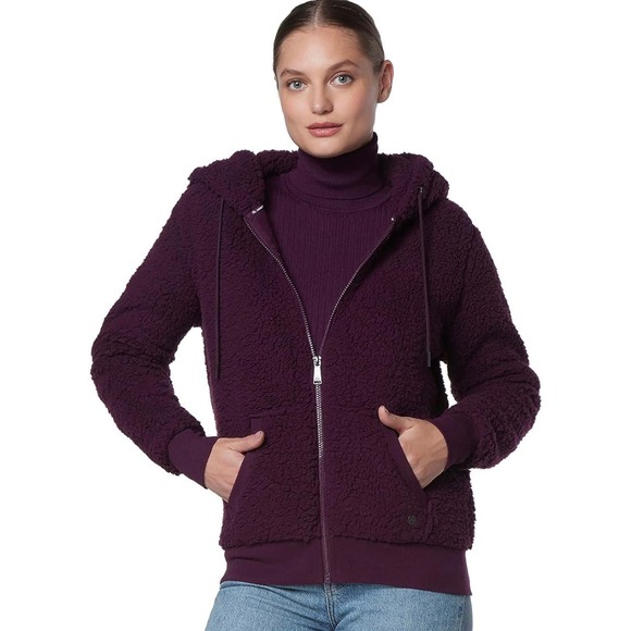 Marc New York Performance Women's Teddy Fleece Hooded Jacket size XL * wom859 - Picture 1 of 5